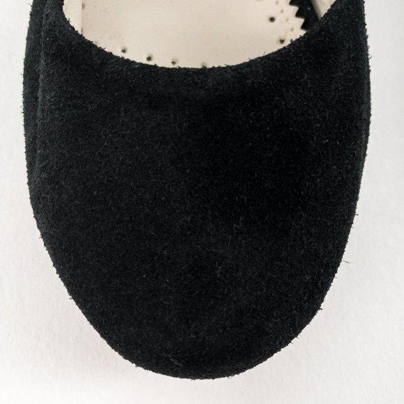 BDG UO 8/9 Black Suede Leather Flats NWOT - Picture 7 of 10